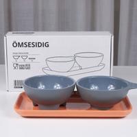 Ciotole con vassoio Ikea Omsesidig nuove fuori cat