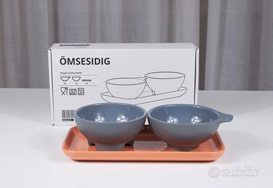 Ciotole con vassoio Ikea Omsesidig nuove fuori cat