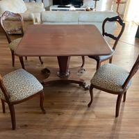 Tavolo legno antico + Sedie
