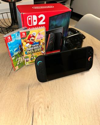 Nintendo Switch 2 + 2 giochi + Pro Controller