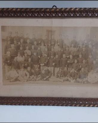 Foto Antica Banda Militare WW1 - Cornice d'Epoca