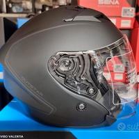 Casco jet sena outstar bluetooth open face matt