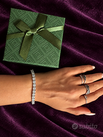 Bracciale Tennis Moissanite 5 mm S925 – 17