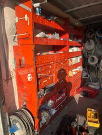 Scaffallatura in ferro per Fiat Ducato