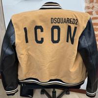 Varsity Bomber autentico Dsquared2 ICON pari nuovo