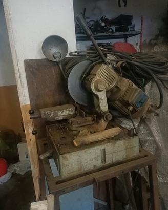 troncatrice+ macchine Singer da restaurare