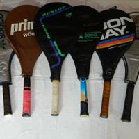 8 racchette Tennis con custodia e palline