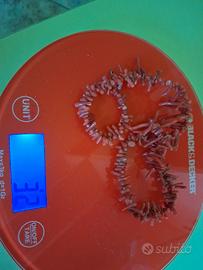 Parure vintage corallo rosso e cammeo Argento  800