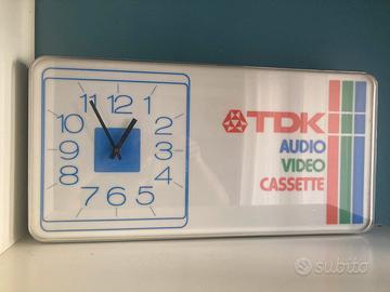 Lampada neon /orologio TDK