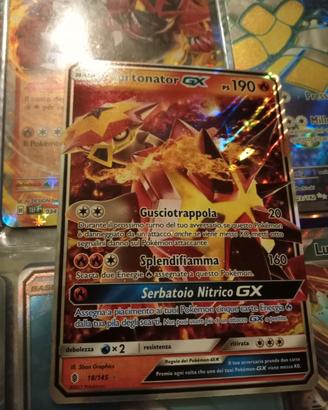 Carta Pokemon TURTONATOR GX 18/145 MINT