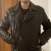 GIUBBOTTO PELLE NERA NEW DEAN BLOUSON MANMatchless