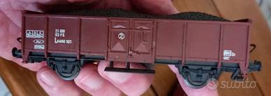 Lima Vagone Carro Merci H0 trasporto Carbone