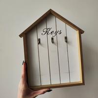 Porta chiavi da parete in legno