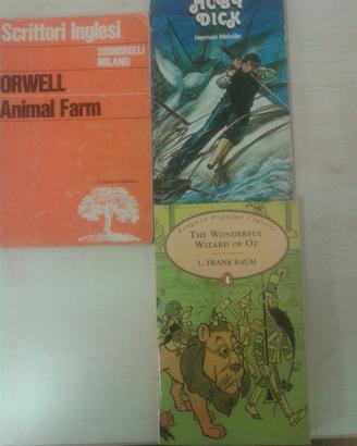 Animal farm,Moby Dick e OZ in inglese