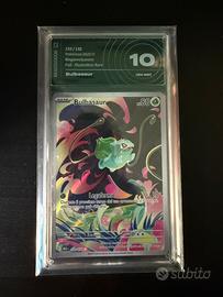 Carta Pokémon Bulbasaur 133 Meg AiGrading 10