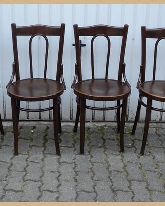 4 sedie antiche thonet con archetto