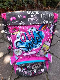 ZAINO SCUOLA  SJ GANG SEVEN ESTENSIBILE