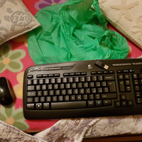 Tastiera x pc logitech keyboard Nera