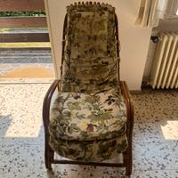 SEDIE SDRAIO VINTAGE IN BAMBÙ