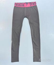 Leggings Gymshark Grigio Elastico Rosa