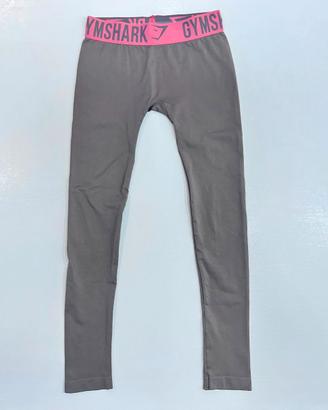 Leggings Gymshark Grigio Elastico Rosa
