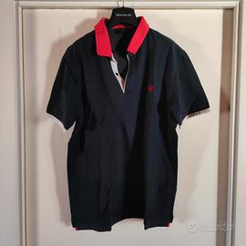 polo nera Sergio Tacchini 