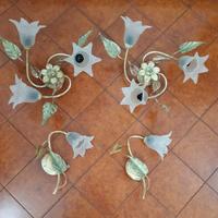 2 lampadari + 2 applique 