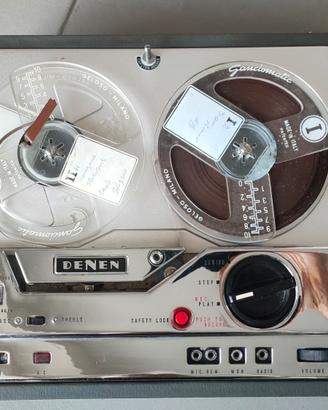 magnetofono DENEN, made in Japan, antiquariato