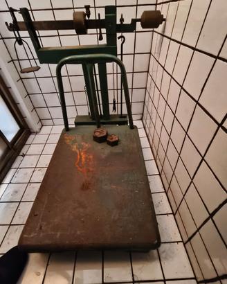 Bilancia bascula in ferro