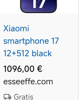 Xiaomi 17 5g 512gb 12gb RAM 