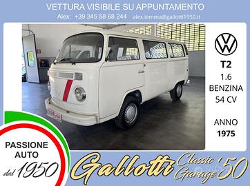 VOLKSWAGEN T2 1.6 benzina 54cv 9posti