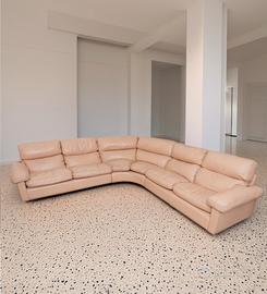 Divano Vintage Pelle Tito Agnoli Poltrona Frau 70s