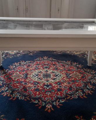 Tavolino da salotto bacheca stile Shabby / Classic