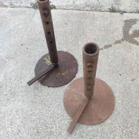 puntelli staffe con piedi oscillanti regolabili