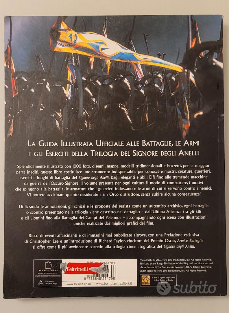 libro il Signore degli Anelli armi e battaglie Libri e Riviste