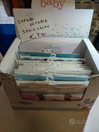 calzini neonato super promo 3 paia × 7,50€