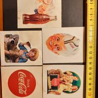 figurine stickers adesivi coca cola anni 70 80