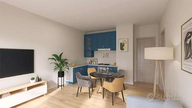 Trilocale con due bagni in pieno centro