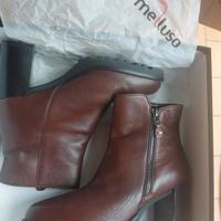 Stivaletti Melluso nr 39 in pelle colore marrone 
