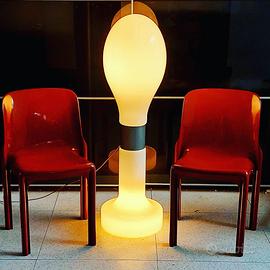 Rara lampada a piantana Mazzega design anni 70