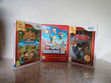 Giochi Wii: Super Mario + Zelda + Animal Crossing