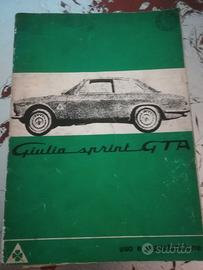 Uso e manutenzione Alfa Romeo Giulia Sprint GTA