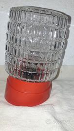 Portalampada - plafoniera in vetro