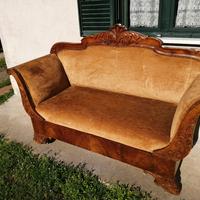 Divano antico stile Luigi Filippo
