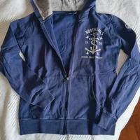 felpa con cappuccio viola bambino North Sails