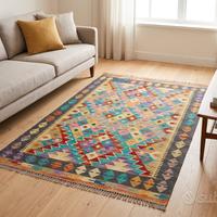tappeto kilim afgano 100% lana 