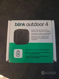 Blink outdoor 4 nuovo mai aperto