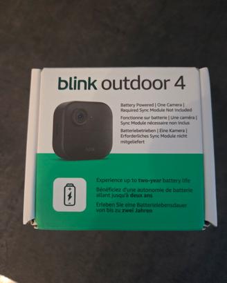 Blink outdoor 4 nuovo mai aperto