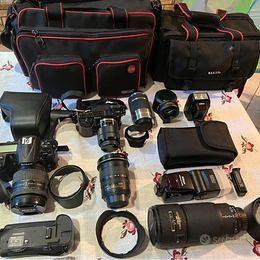 NIKON D 300 S CON OTTICHE E CORREDO SONY