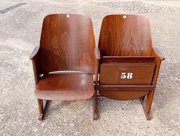 sedie cinema anni 50 60 